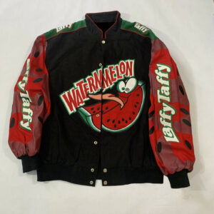 Jeff Hamilton Watermelon Laffy Taffy Cande Bomber Jacket