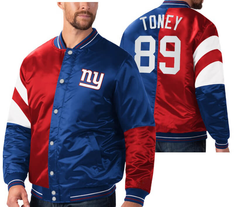 Maker of Jacket NFL New York Giants Kadarius Toney 89 Satin