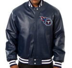 Tennessee Titans NFL Hat Leather Jacket • Kybershop