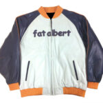 Vintage Fat Albert Junkyard Gang Leather Jacket