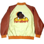 Vintage Junkyard Gang Fat Albert Leather Jacket Back