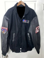 Vintage Nascar 50th Anniversary Varsity Jacket Front