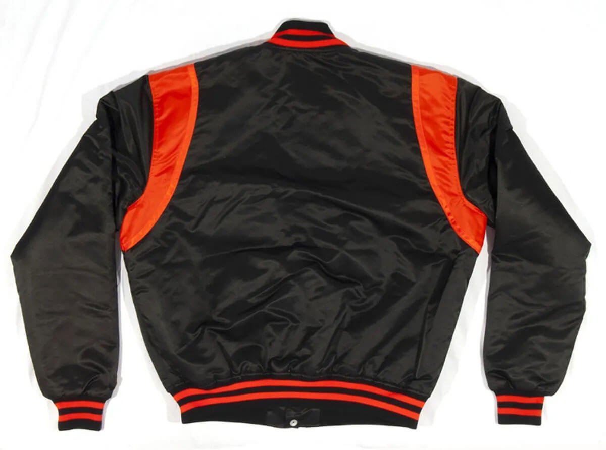 Baltimore Orioles 70's Bomber Black Jacket