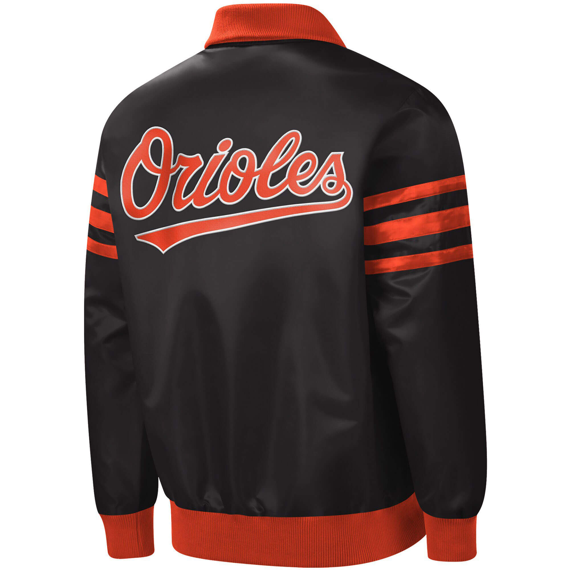 Sideline Pullover Satin Jacket Baltimore Orioles