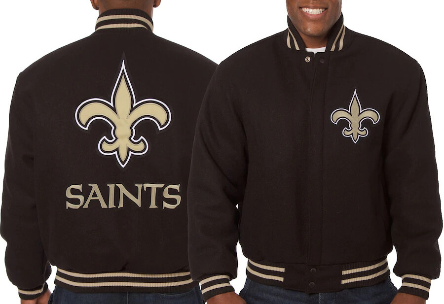 NFL New Orleans Saints varsity jacket all sizes