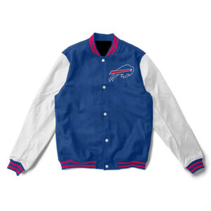 Maker of Jacket NFL Buffalo Bills Team Black Varsity