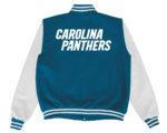 Maker of Jacket NFL Carolina Panthers Blue and Black Varsity