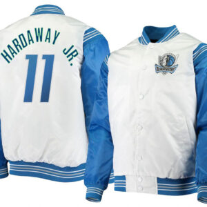 Dallas Mavericks Mitchell & Ness 2022-23 City Edition Lightweight Satin Jacket S / Rush Blue / Green