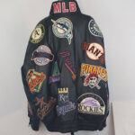 JH Design MLB Multi Team Leather Jacket