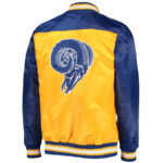 Los Angeles Rams Gold And Blue Satin Jacket
