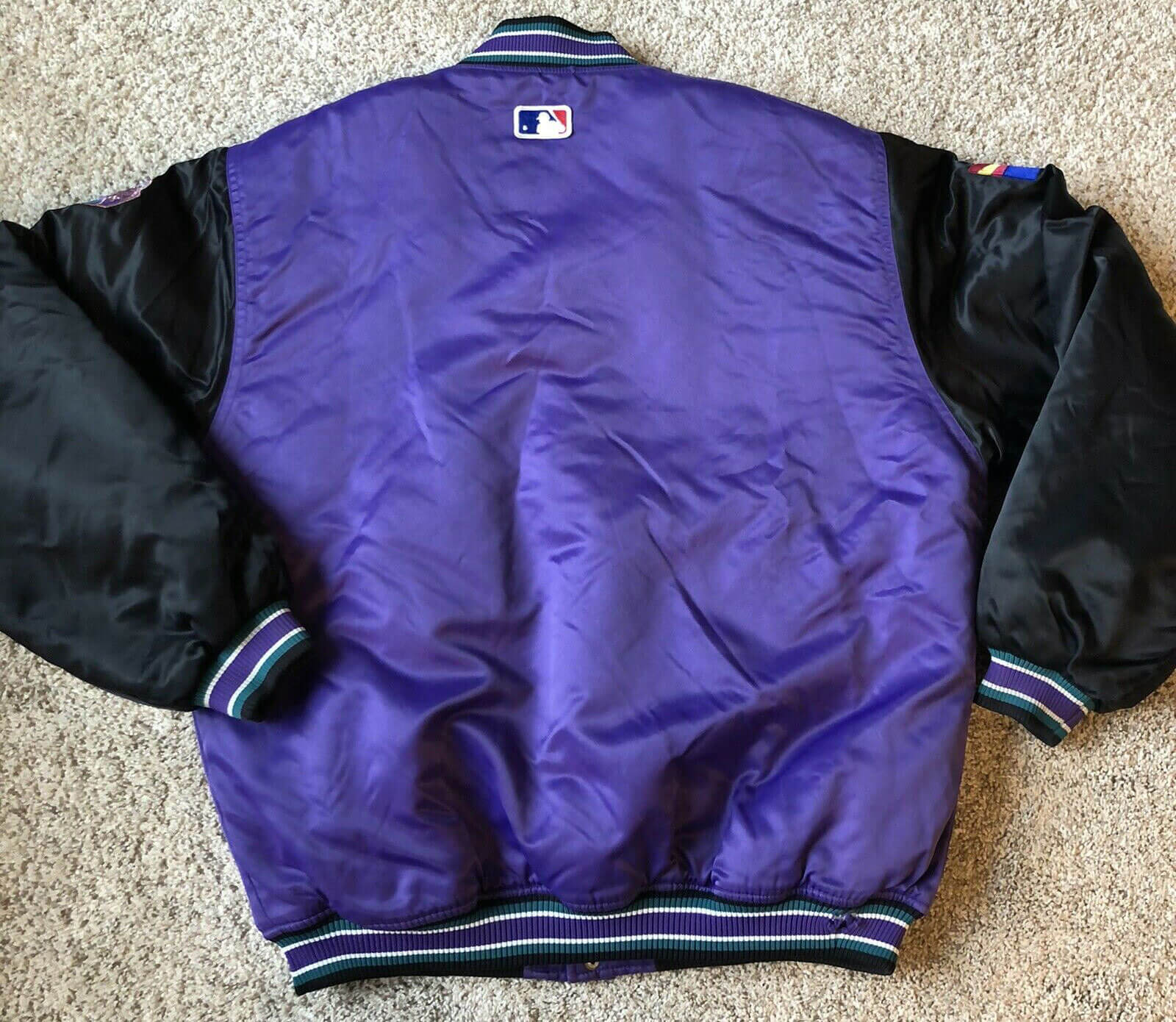 Colorado Rockies Satin Purple Jacket