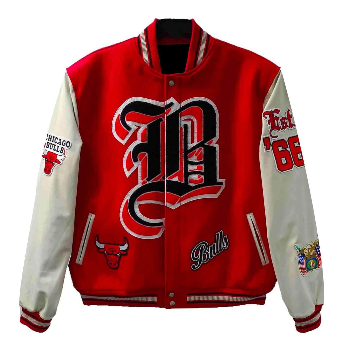 Chicago Bulls Loyalty Varsity Jacket - Red