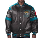 NFL Black Jacksonville Jaguars Leather Jacket