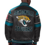 NFL Black Jacksonville Jaguars Leather Jacket