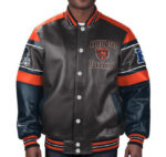 NFL Chicago Bears Multi Leather Jacket