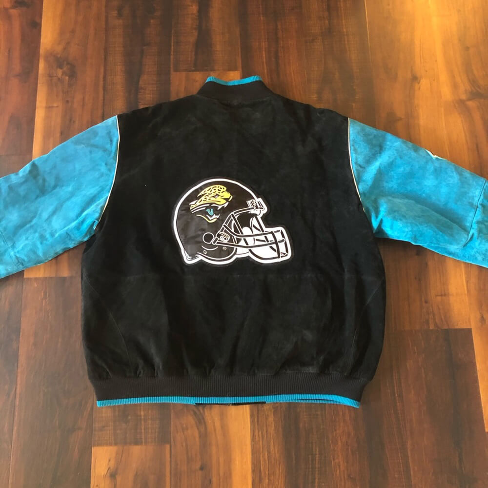 Jacksonville Jaguars Blue Satin Jacket