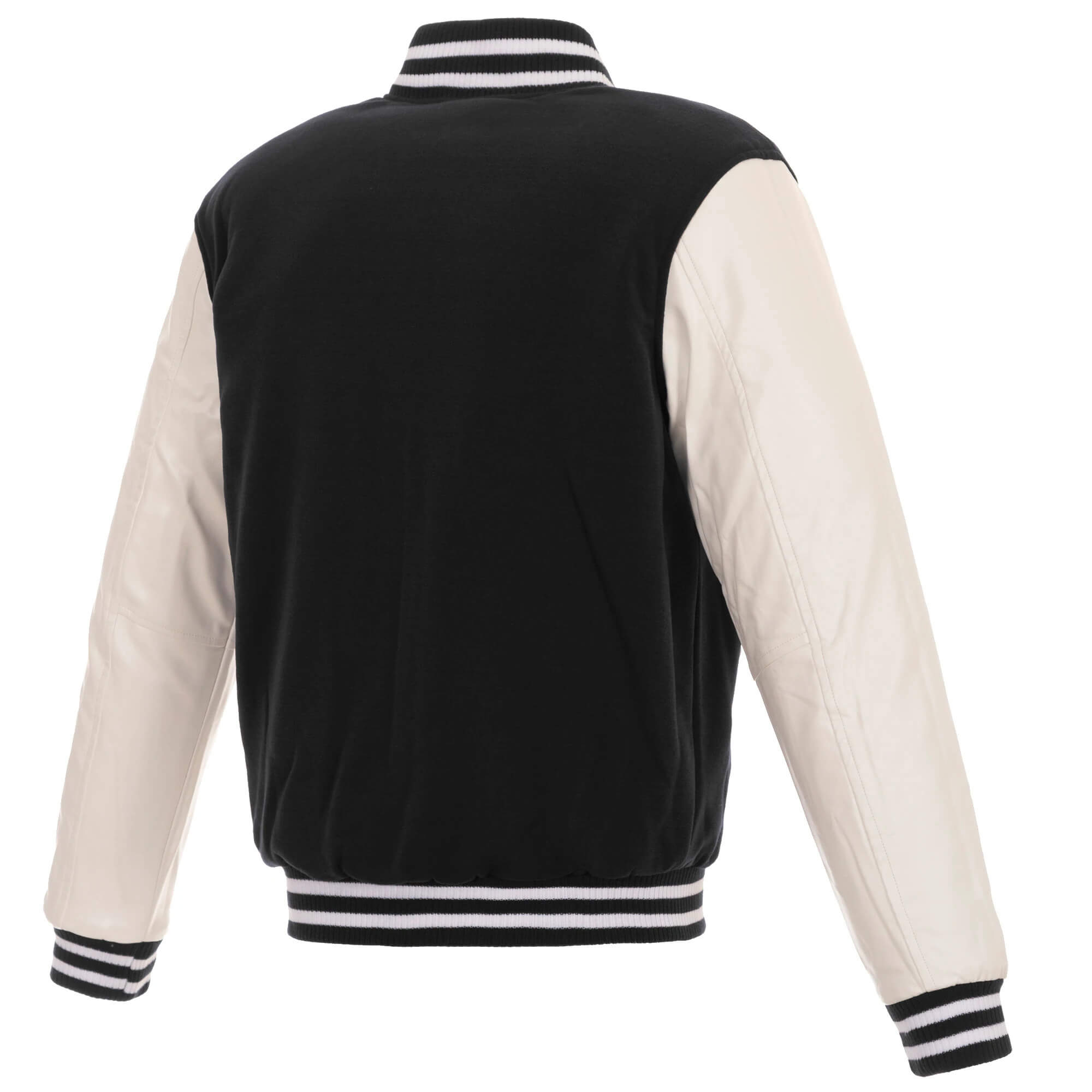 Minnesota Vikings Varsity White and Black Jacket