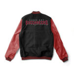 NFL Tampa Bay Buccaneers Black And Red Varsity Jacket