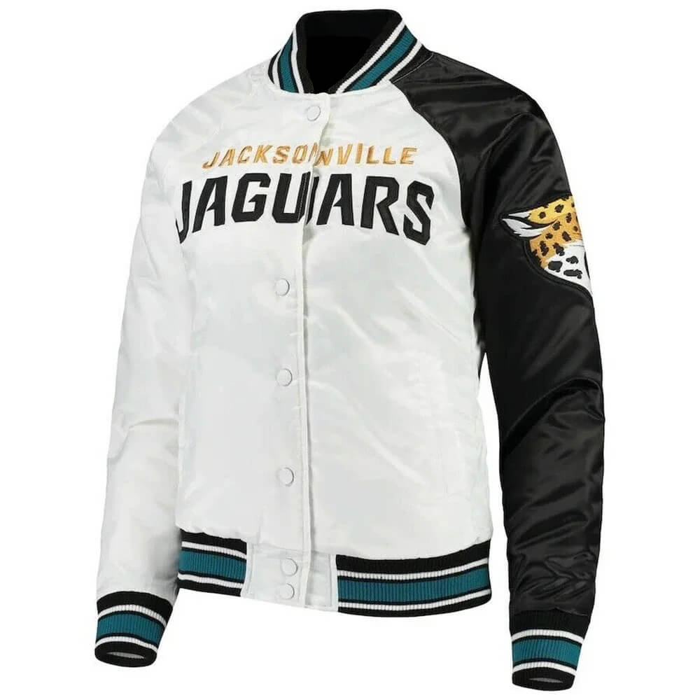 Heavyweight Satin Jacket Jacksonville Jaguars