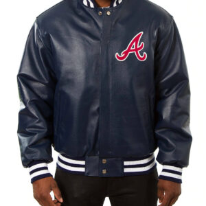 Maker of Jacket MLB Atlanta Braves Acuna Satin