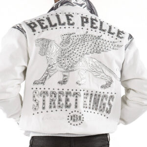 Pelle Pelle Street King White Wool Jacket