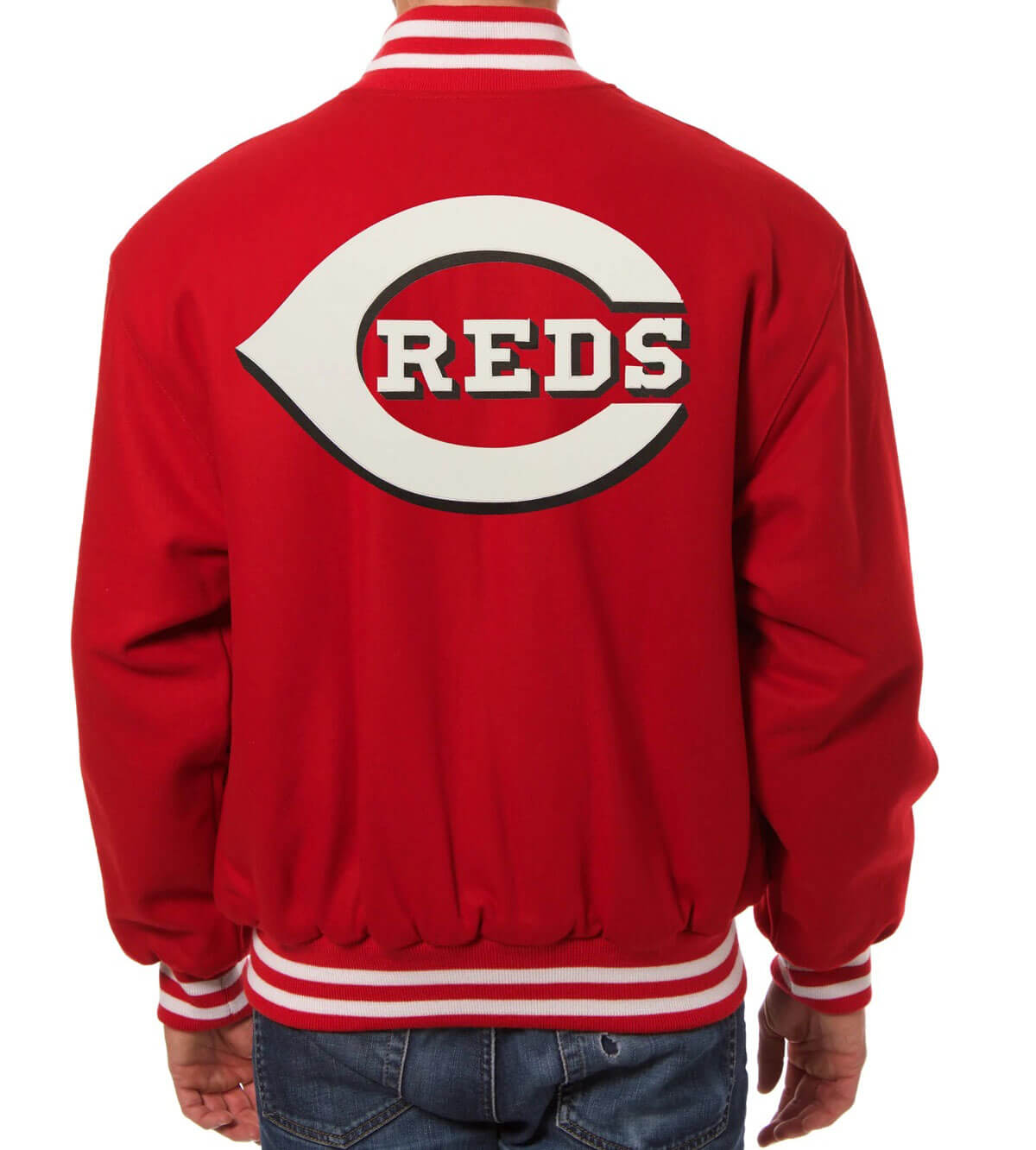 Cincinnati Reds Retro Classic Rib Varsity Jacket