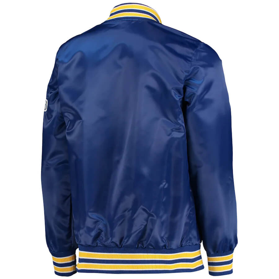 Maker of Jacket NFL Los Angeles Rams Blue Satin