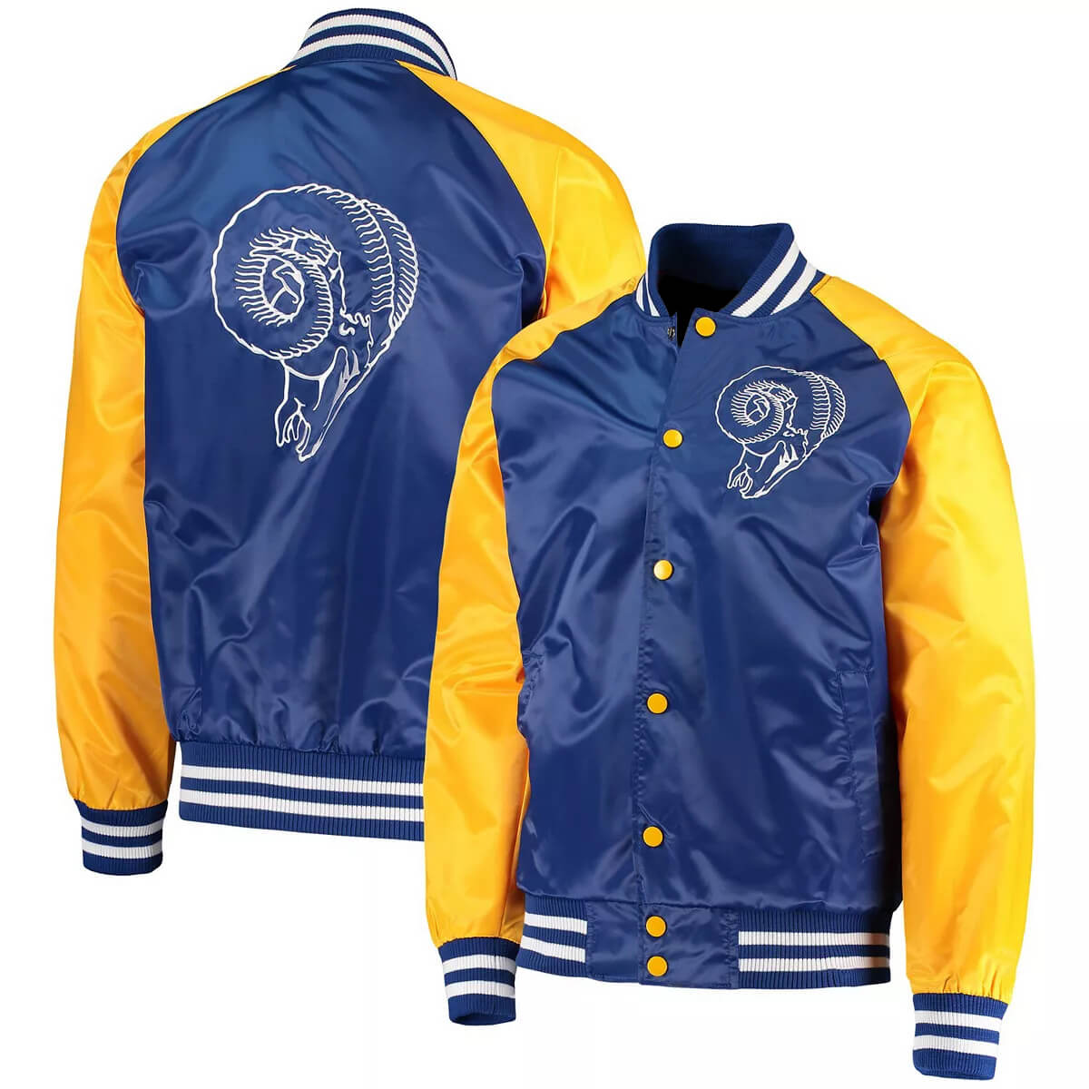 2019 Newest NFL Jacket Custom Men's Los Angeles Rams Jackets Cheap – 4 Fan  Shop