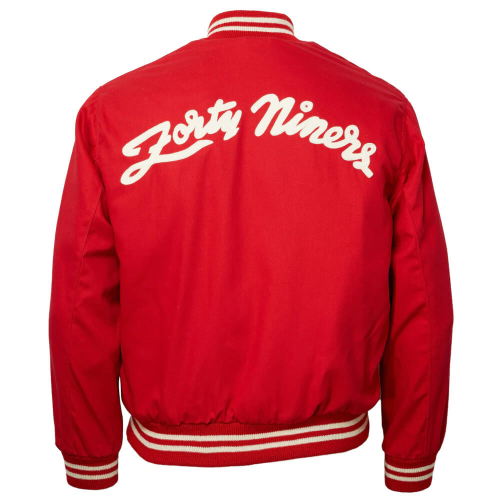 San Francisco 49ers Overtime Red Satin Jacket