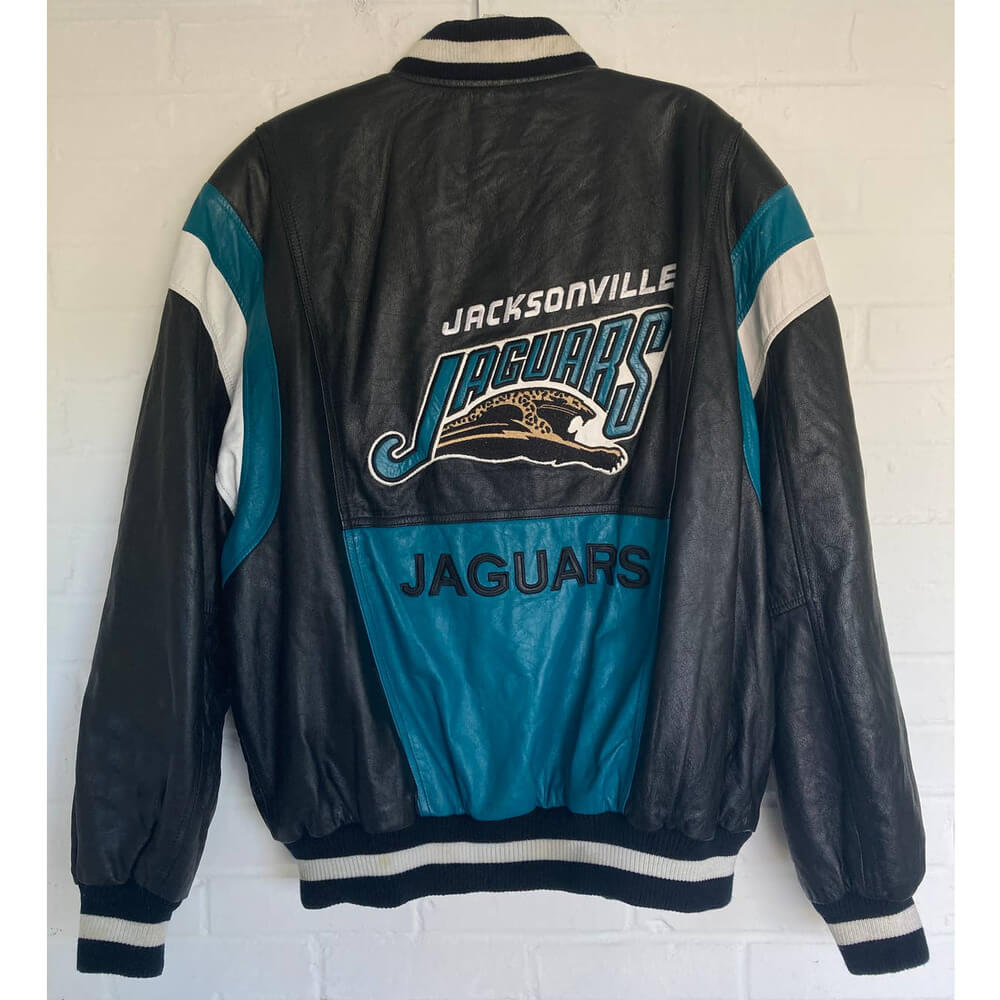 Maker of Jacket Fashion Jackets Vintage NFL Jacksonville Jaguars Leather