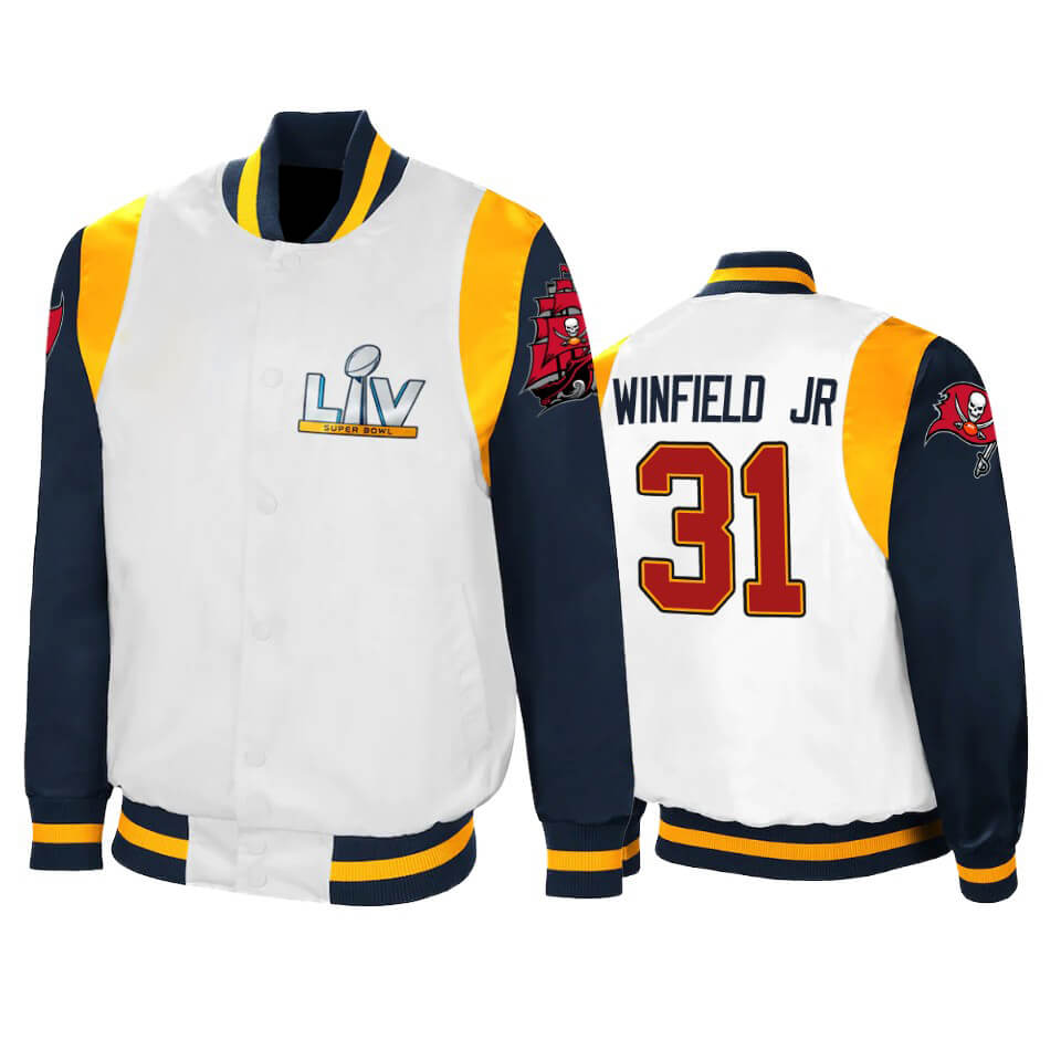 Antoine Winfield Jr Tampa Bay Buccaneers Satin Jacket - Maker of Jacket