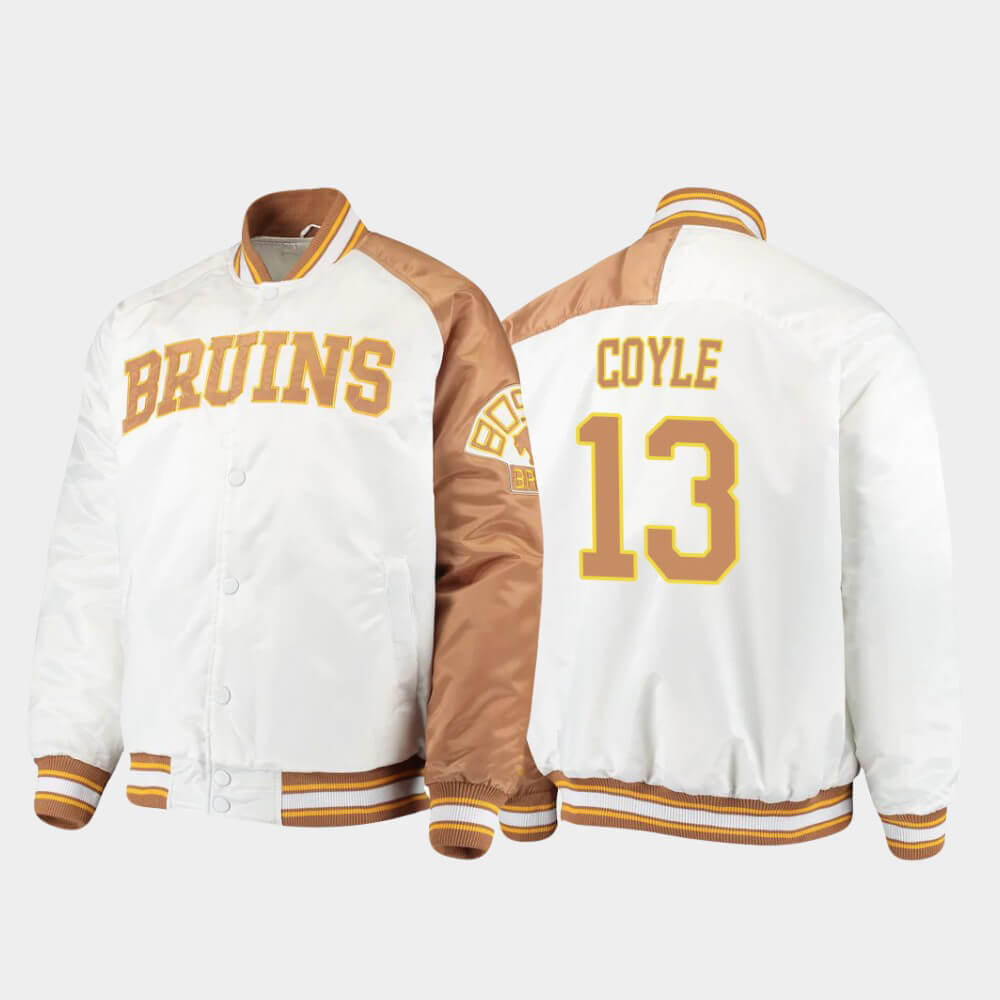 Boston Bruins 13 Coyle Stanley Cup Champion Jacket