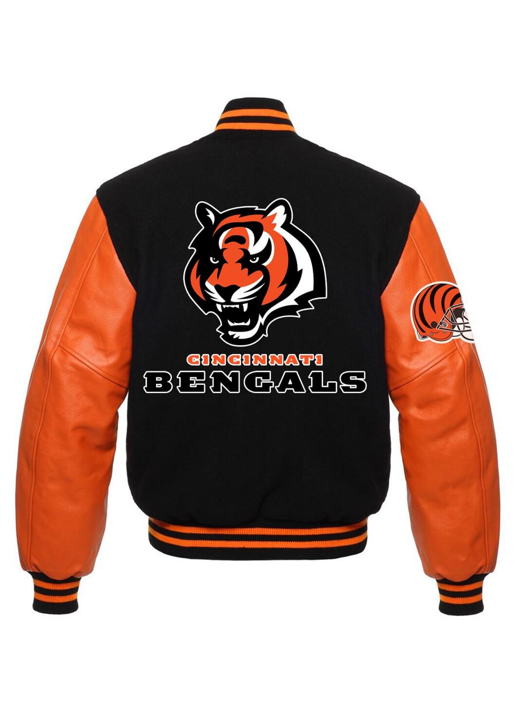 Maker of Jacket NFL Cincinnati Bengals Super Bowl Letterman Varsity