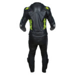 Custom Motorcycle Racing Black Leather Suit
