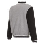 Gray Black NFL Carolina Panthers Wool Jacket