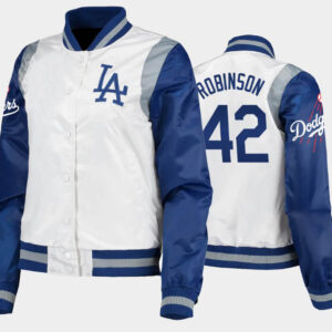 Best Selling Product] Brooklyn Dodgers Jackie Robinson 42 Mlb White Jersey  Inspired Style Hot Outfit Hoodie Dress