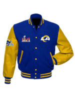 Letterman Los Angeles Rams Super Bowl Varsity Jacket