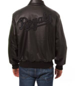 MLB Black Kansas City Royals Leather Jacket