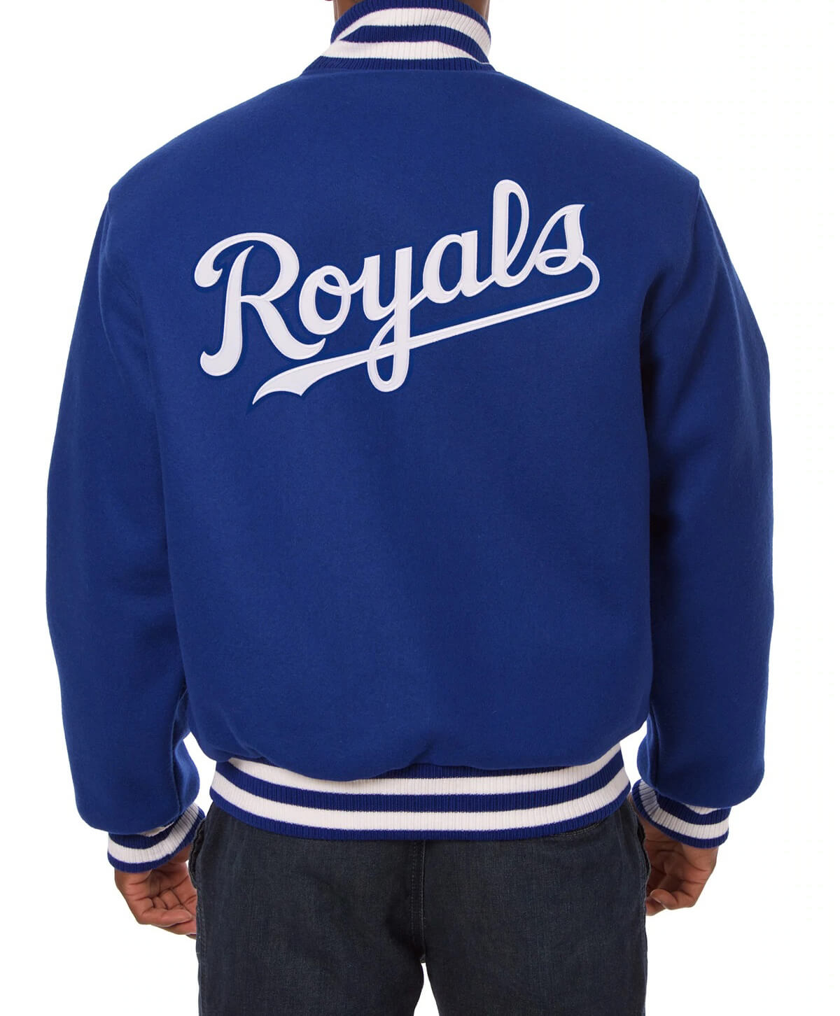 MLB Blue Kansas City Royals Varsity Jacket - Maker of Jacket