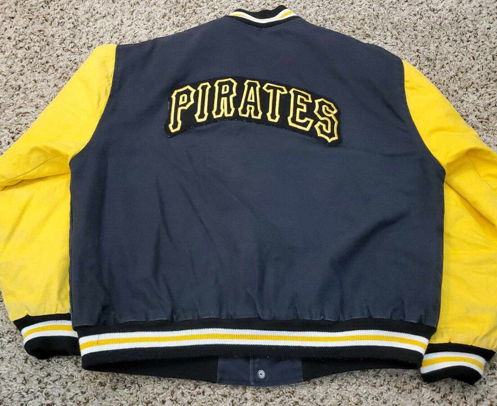 Maker of Jacket Sports Leagues Jackets MLB Blue Pittsburgh Pirates Baseball Varsity
