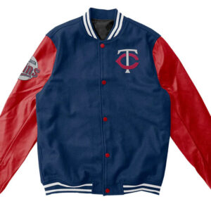 Boston Red Sox Starter Enforce Varsity Satin Full-Snap Jacket