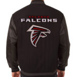 NFL Atlanta Falcons Black Varsity Jacket