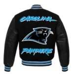 NFL Black Carolina Panthers Varsity Jacket