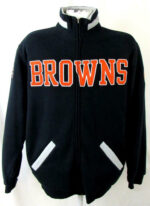 NFL Black Cleveland Browns Wool Jacket