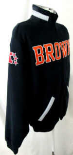 NFL Black Cleveland Browns Wool Jacket