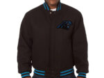 NFL Carolina Panthers Brown Wool Jacket