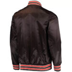 NFL Cleveland Browns Brown Satin Jacket