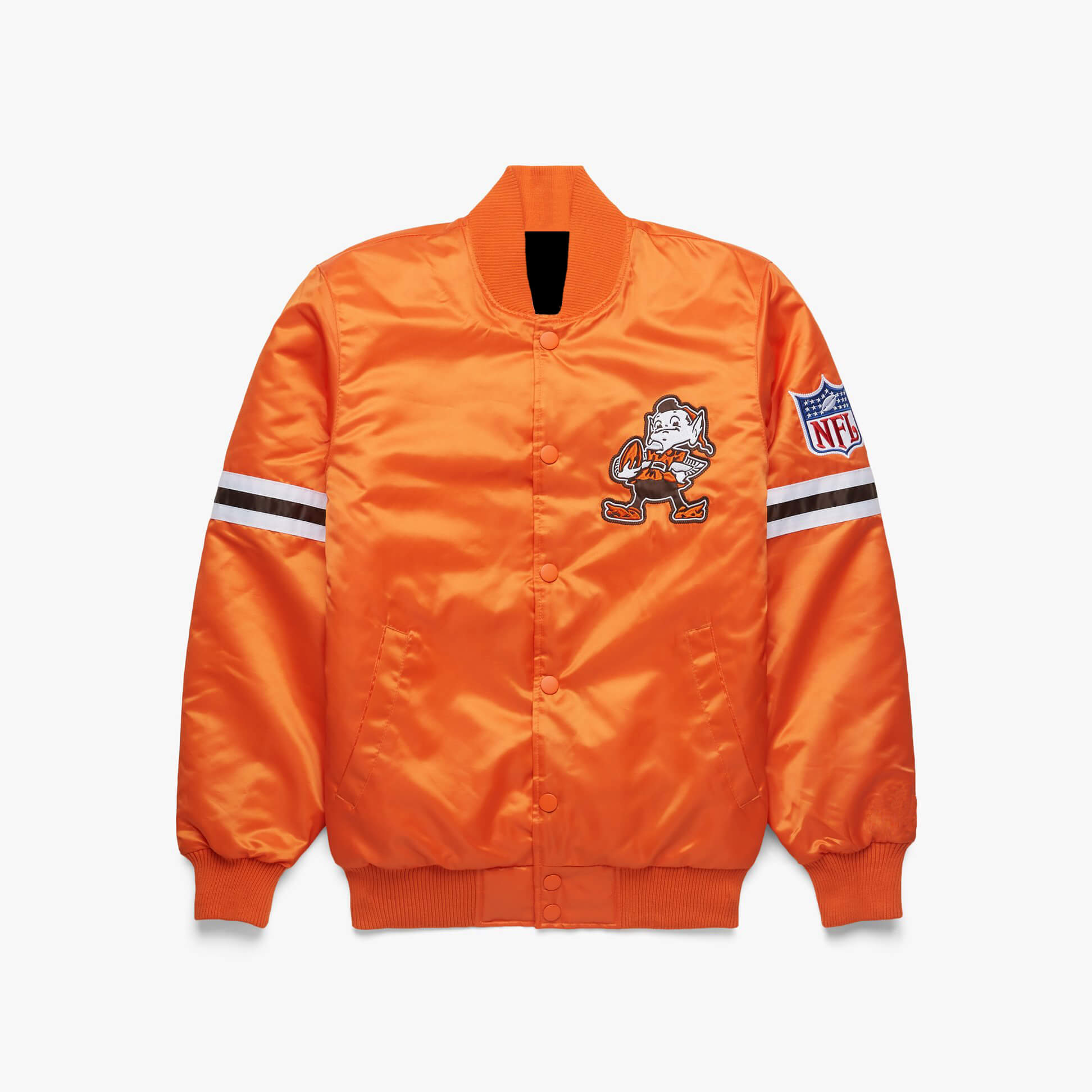 cleveland browns satin jacket