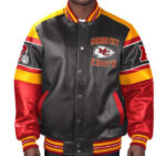 NFL Kansas City Chiefs Multicolor Leather Jacket