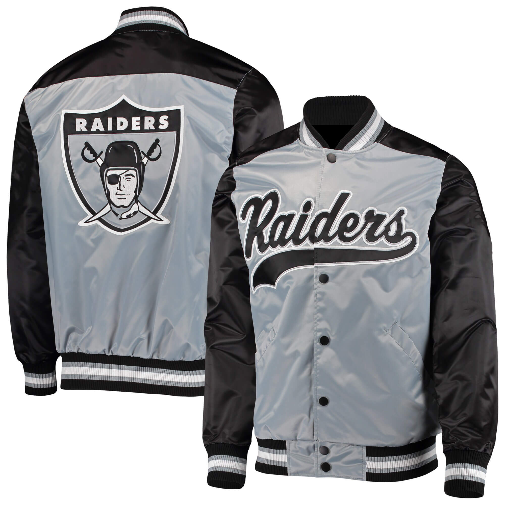 Satin Women's Las Vegas Raiders Jacket - Jacket Makers